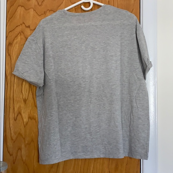 Zara // tshirt with fur jewel pocket - Picture 3 of 3